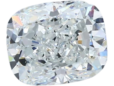 2.51 Carat E VS1 Elongated Cushion Natural Diamond on Sale