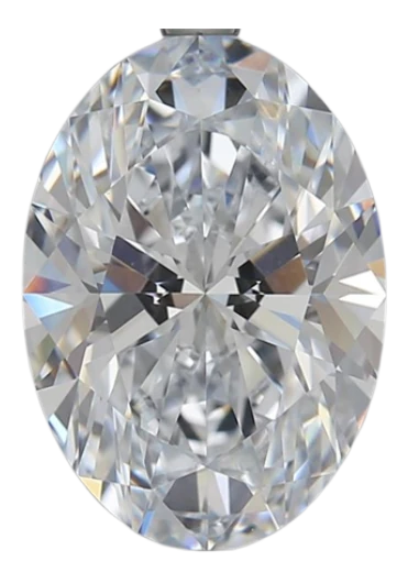 4.51 Carat F VVS1 Oval Lab Diamond Online Hot Sale