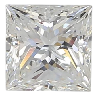 0.9 Carat F VS1 Princess Lab Diamond For Sale