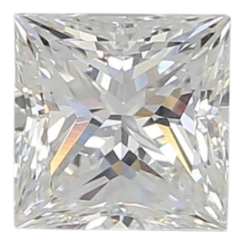 0.9 Carat F VS1 Princess Lab Diamond For Sale