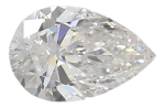 0.83 Carat E VS1 Pear Lab Diamond on Sale