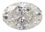 1.02 Carat E VS1 Oval Lab Diamond For Sale