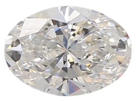 1.02 Carat E VS1 Oval Lab Diamond For Sale