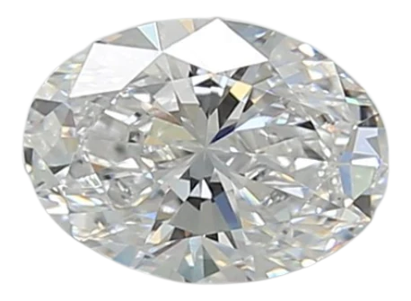 0.92 Carat D VS1 Oval Lab Diamond Fashion