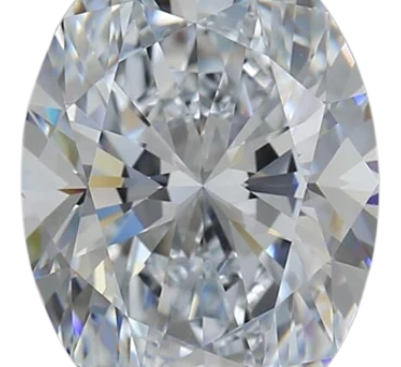 5.52 Carat G VVS2 Oval Lab Diamond For Sale