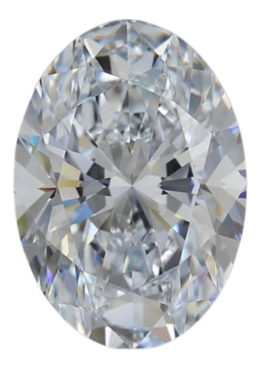 5.52 Carat G VVS2 Oval Lab Diamond For Sale