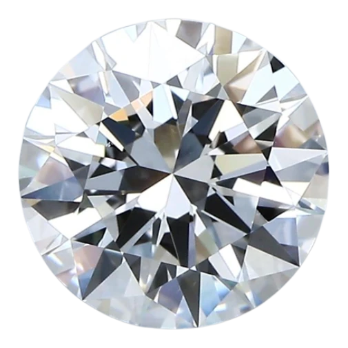 2.5 Carat D VS1 Round Natural Diamond For Discount