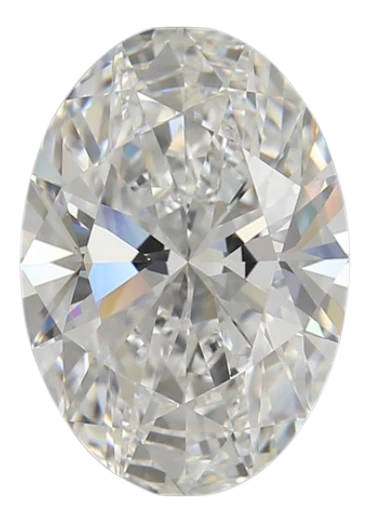 4.72 Carat E VVS2 Oval Lab Diamond Cheap