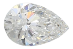 0.92 Carat E VS1 Pear Lab Diamond For Cheap