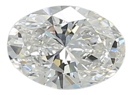 0.74 Carat E VS1 Oval Lab Diamond Discount