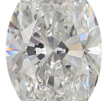 5.02 Carat E VVS2 Oval Lab Diamond For Cheap