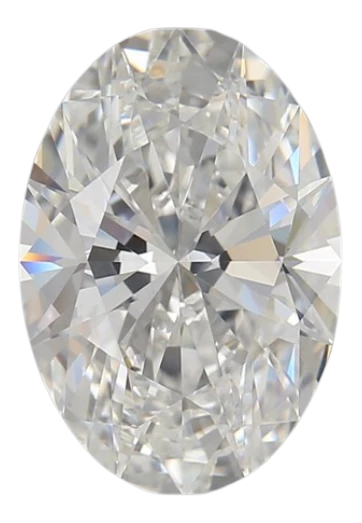 5.02 Carat E VVS2 Oval Lab Diamond For Cheap