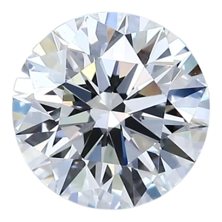 1.9 Carat E VVS2 Round Natural Diamond Fashion