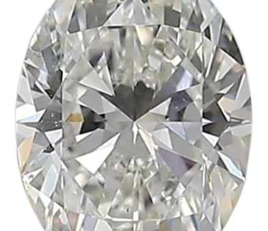 0.81 Carat H SI1 Oval Natural Diamond Online Hot Sale