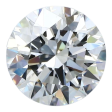 2.7 Carat H VVS2 Round Natural Diamond on Sale