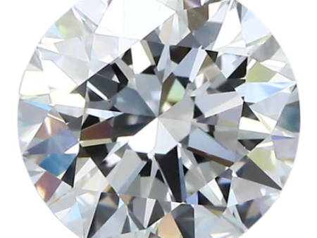 2.7 Carat H VVS2 Round Natural Diamond on Sale