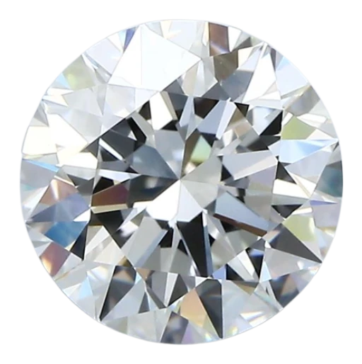 2.7 Carat H VVS2 Round Natural Diamond on Sale