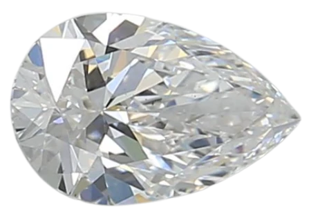 0.9 Carat E VS1 Pear Lab Diamond on Sale