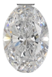 1.02 Carat D VVS1 Oval Lab Diamond For Cheap