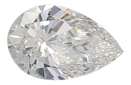 0.76 Carat E VVS1 Pear Lab Diamond Online Sale