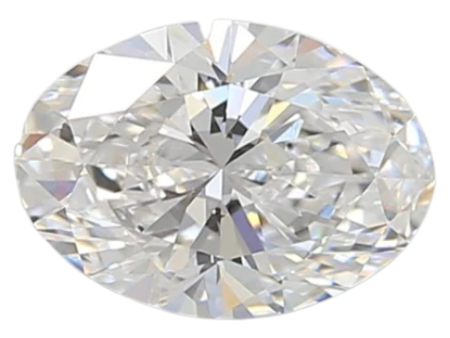 0.94 Carat D VVS2 Oval Lab Diamond Hot on Sale