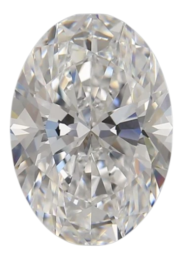 5.17 Carat E VVS2 Oval Lab Diamond Cheap