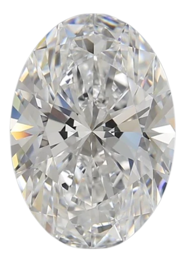 4.71 Carat E VVS2 Oval Lab Diamond Discount