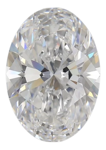 5.02 Carat D VVS2 Oval Lab Diamond Cheap