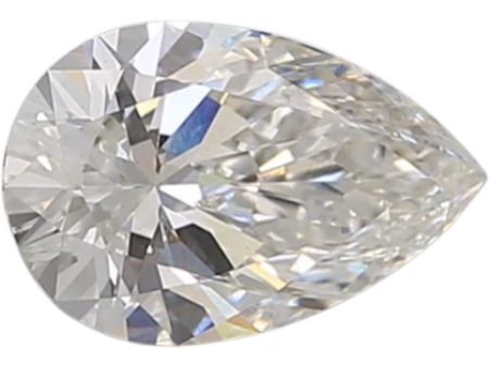 0.91 Carat F VS2 Pear Lab Diamond For Discount