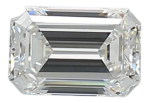 0.89 Carat D VS1 Emerald Lab Diamond on Sale