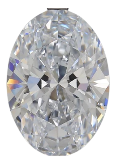 5.59 Carat F VS1 Oval Lab Diamond Hot on Sale