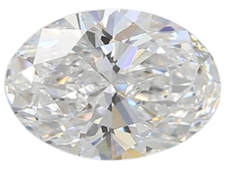 1.01 Carat D VS1 Oval Lab Diamond For Sale