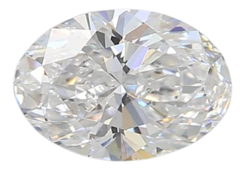 1.01 Carat D VS1 Oval Lab Diamond For Sale