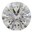 0.61 Carat E VS1 Round Natural Diamond on Sale