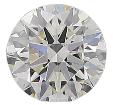 0.61 Carat E VS1 Round Natural Diamond on Sale