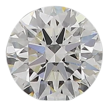 0.61 Carat E VS1 Round Natural Diamond on Sale