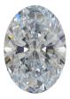 7.52 Carat H VVS1 Oval Lab Diamond For Sale