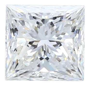 2.01 Carat D VS2 Princess Natural Diamond Supply