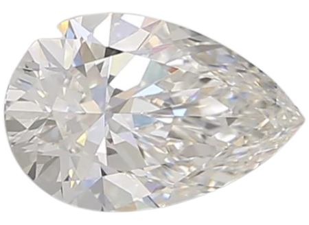 1.01 Carat F VVS1 Pear Lab Diamond For Sale