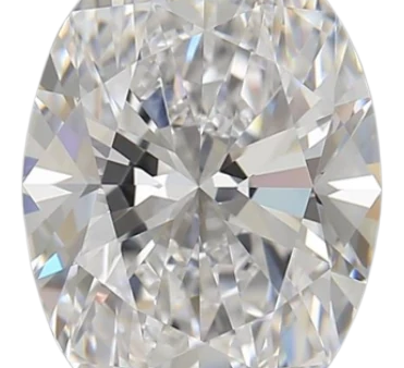 5.12 Carat E IF Oval Lab Diamond Online