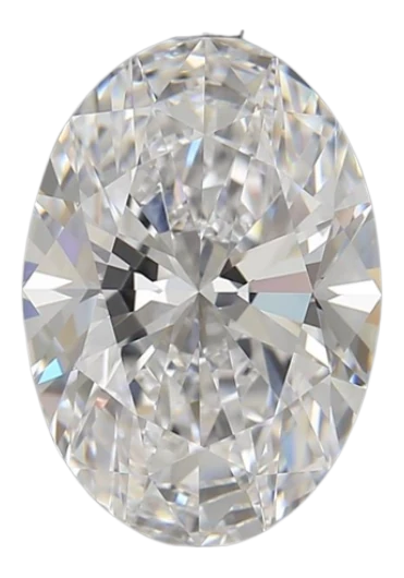 5.12 Carat E IF Oval Lab Diamond Online