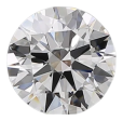 0.9 Carat E VS1 Round Natural Diamond Fashion