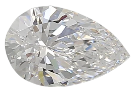 0.71 Carat D IF Pear Lab Diamond Hot on Sale