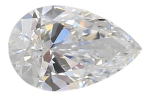 0.7 Carat D VVS1 Pear Lab Diamond Cheap