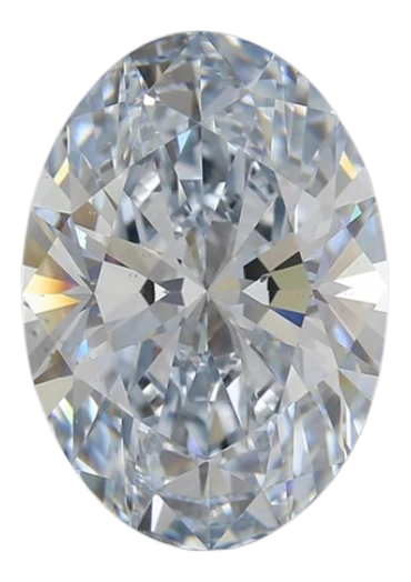 6.31 Carat H VS2 Oval Lab Diamond Fashion