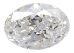 0.73 Carat D VS1 Oval Lab Diamond on Sale