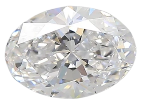 0.73 Carat D VS1 Oval Lab Diamond on Sale