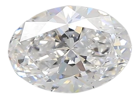 0.73 Carat D VS1 Oval Lab Diamond on Sale