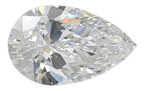 1.02 Carat D VS1 Pear Lab Diamond on Sale