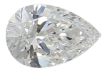 0.9 Carat E VVS2 Pear Lab Diamond For Sale